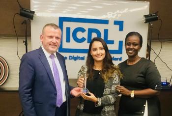 We won an ICDL award!